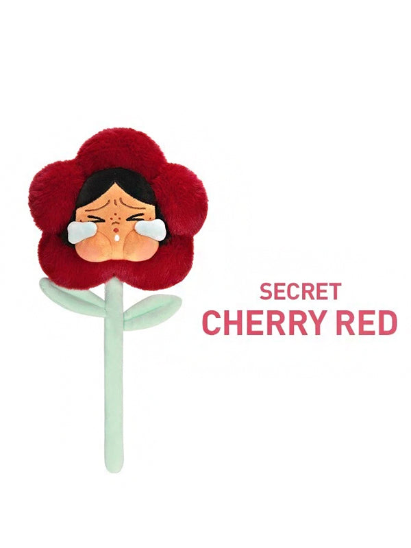 POP MART CryBaby Sad Club Series - Plush Flower Blind Box Cherry Red