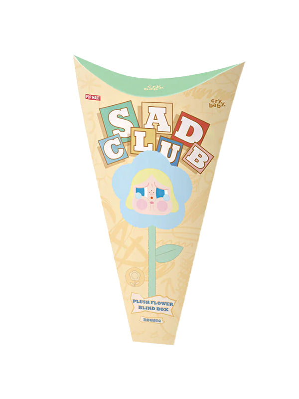 POP MART CryBaby Sad Club Series - Plush Flower Sunshine Yellow