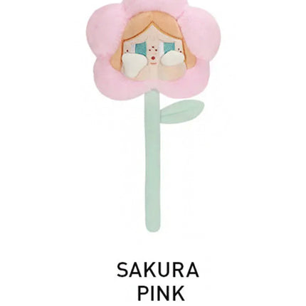 POP MART CryBaby Sad Club Series - Plush Flower Sakura Pink