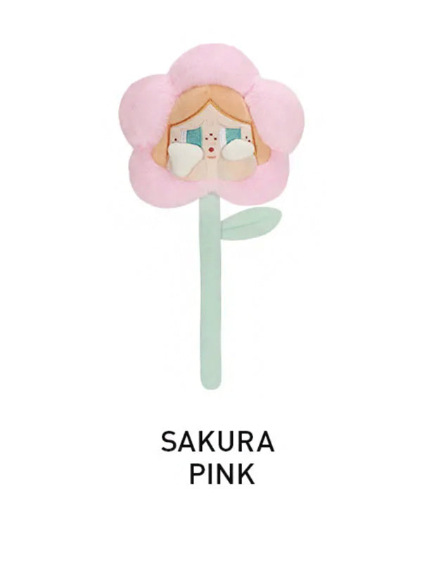 POP MART CryBaby Sad Club Series - Plush Flower Sakura Pink