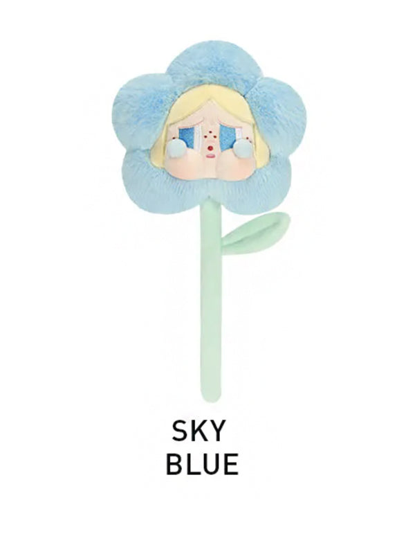 POP MART CryBaby Sad Club Series - Plush Flower Sky Blue