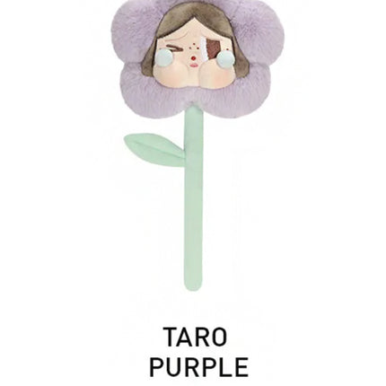 POP MART CryBaby Sad Club Series - Plush Flower Taro Purple
