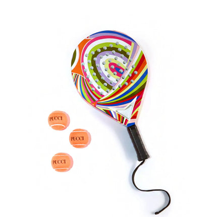PUCCI Iride-print padel racket