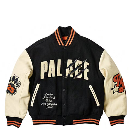 Palace Tora Tora Varsity Jacket Navy