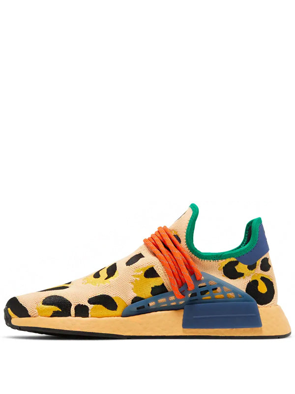 Pharrell x adidas NMD Human Race Animal Print Pulse Amber