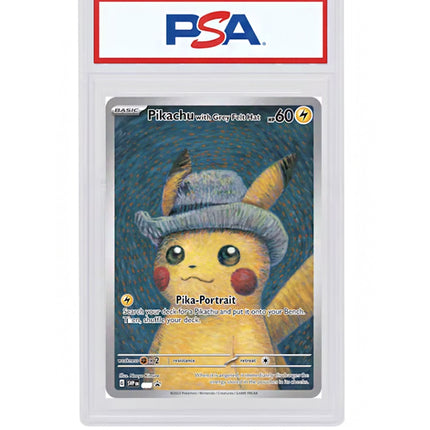 Pokémon TCG x Van Gogh Museum Pikachu with Grey Felt Hat (PSA ou BGS Graded)