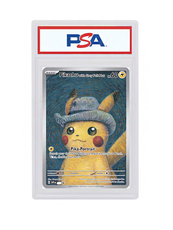 Pokémon TCG x Van Gogh Museum Pikachu with Grey Felt Hat (PSA ou BGS Graded)