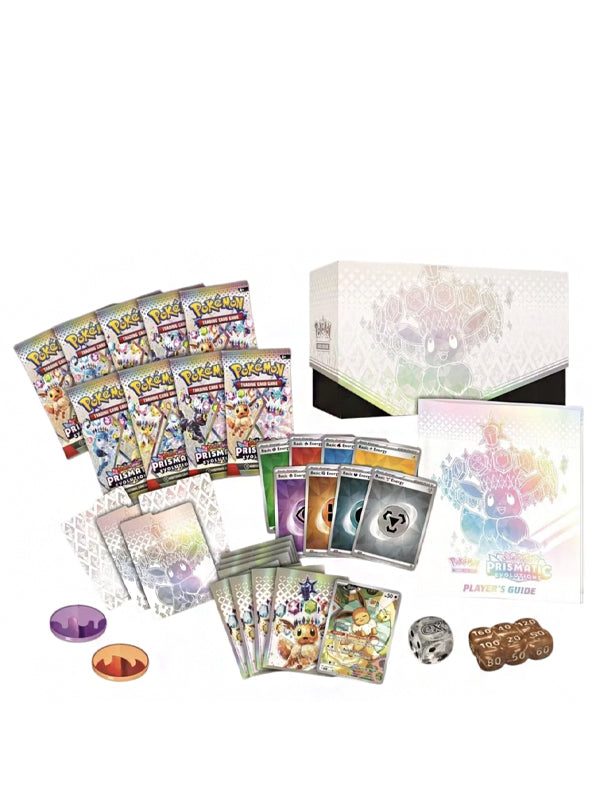 Pokémon Scarlet & Violet Prismatic Evolutions Elite Trainer Box