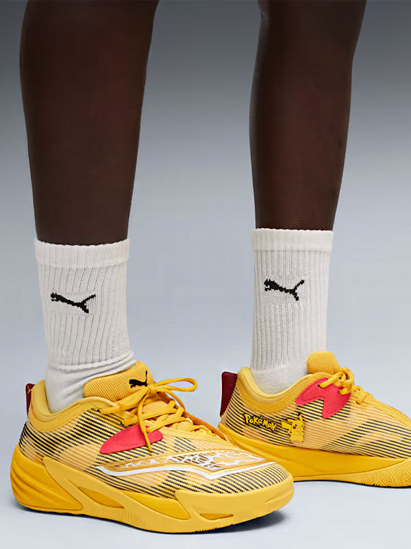 Pokémon x Puma All-Pro Nitro 2 Pikachu Sun Ray Yellow Red Glamour