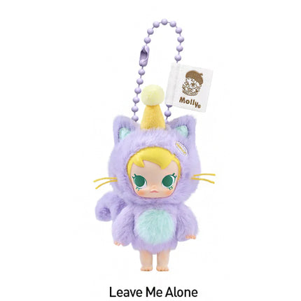 Pop Mart Baby Molly Pocket Friends Series Leave Me Alone Vinyl Plush Pendant