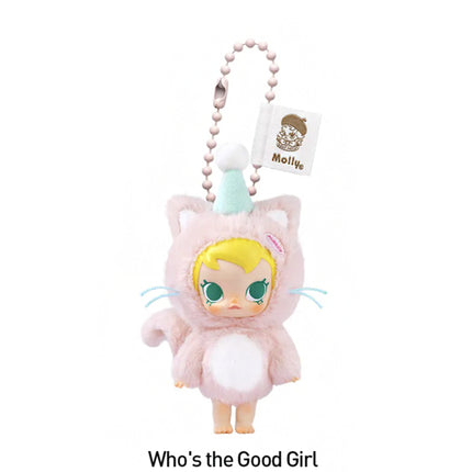 Pop Mart Baby Molly Pocket Friends Series Who's the Good Girl Vinyl Plush Pendant