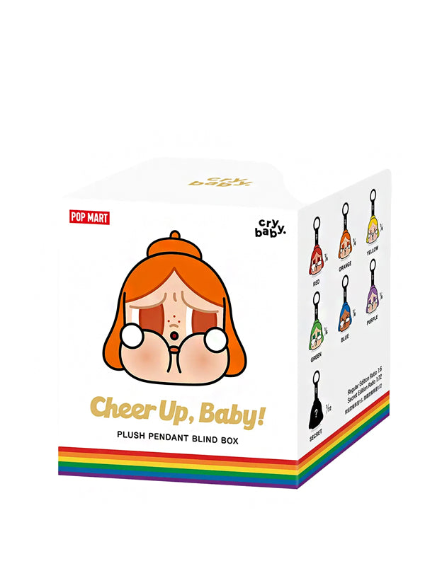 Pop Mart CRYBABY CHEER UP, BABY! Series Plush Pendant Red
