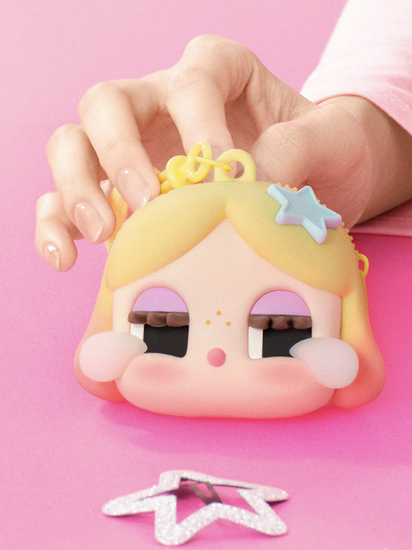 Pop Mart CRYBABY SHINY SHINY Series Earphone Case Gold