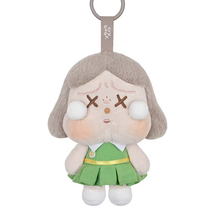 Pop Mart CRYBABY Sunset Concert Series Plush Pendant Dim Green