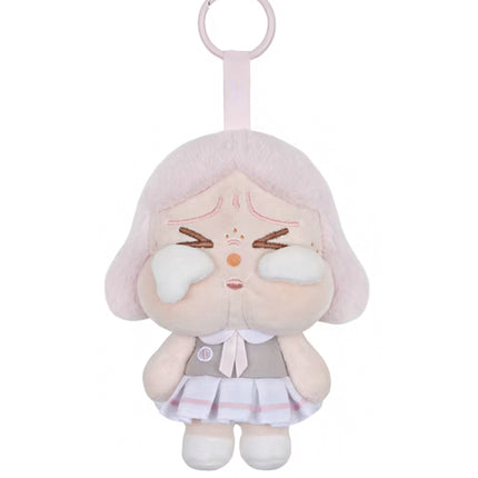 Pop Mart CRYBABY Sunset Concert Series Plush Pendant Pink Grey