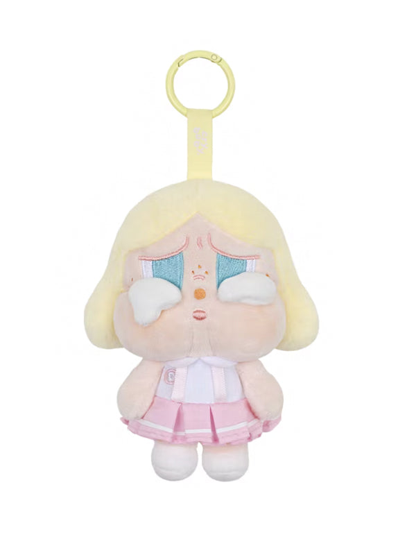 Pop Mart CRYBABY Sunset Concert Series Plush Pendant Pink White
