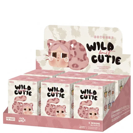 Pop Mart CRYBABY Wild but Cutie Series Vinyl Plush Pendant Sealed Case (6 Blind Box)