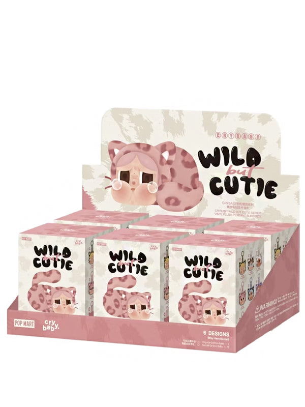 Pop Mart CRYBABY Wild but Cutie Series Vinyl Plush Pendant Sealed Case (6 Blind Box)