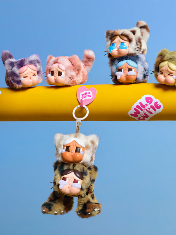 Pop Mart CRYBABY Wild but Cutie Series Vinyl Plush Pendant Sealed Case (6 Blind Box)