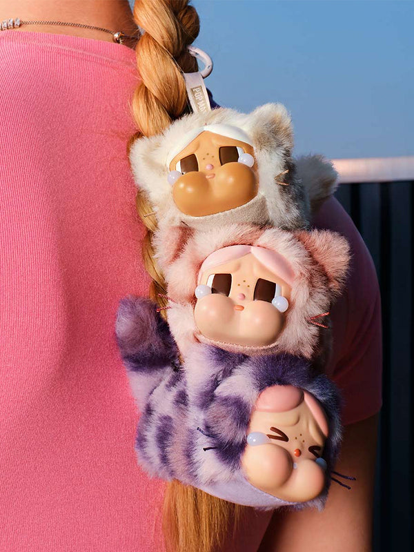 Pop Mart Crybaby Wild but Cutie Series Pink Cutie Vinyl Plush Pendant