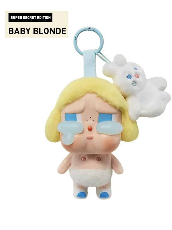 Pop Mart CryBaby Crying Again Series Baby Blonde (Super Secret Edition) Vinyl Face Plush