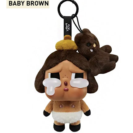 Pop Mart CryBaby Crying Again Series Baby Brown (Secret Edition) Vinyl Face Plush