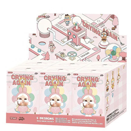 Pop Mart CryBaby Crying Again Series Vinyl Face Plush Sealed Case (6 Blind Box)
