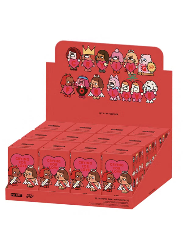 Pop Mart CryBaby Crying For Love Series Figures Sealed Case (12 Blind Box)