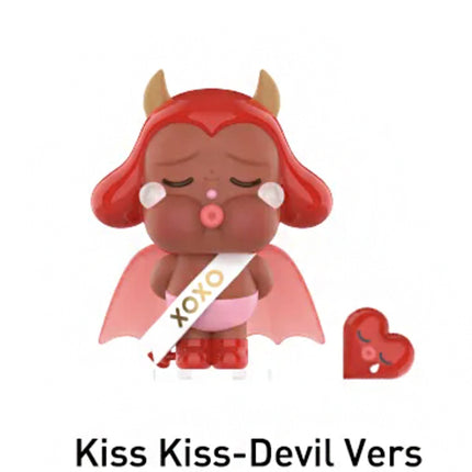 Pop Mart CryBaby Crying For Love Series Kiss Kiss-Devil Version Figure