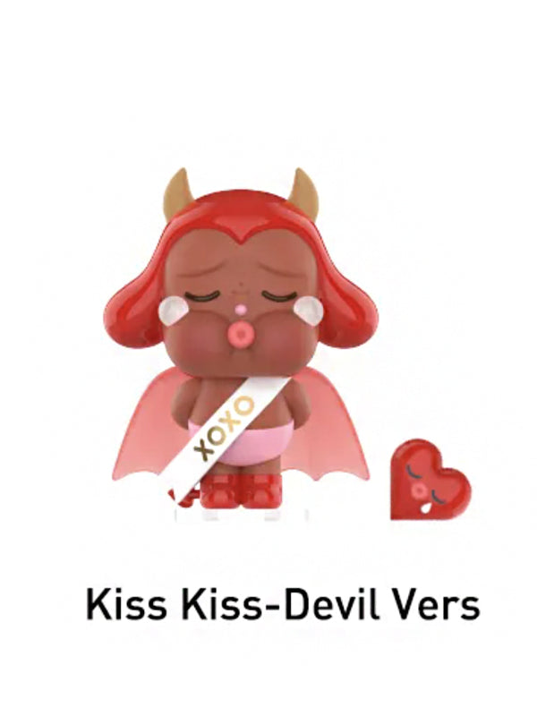 Pop Mart CryBaby Crying For Love Series Kiss Kiss-Devil Version Figure