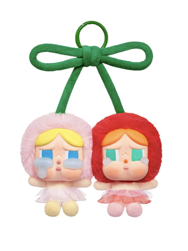 Pop Mart CryBaby Crying For Love Series (Love You Cherry Much) Vinyl Plush Hanging Card