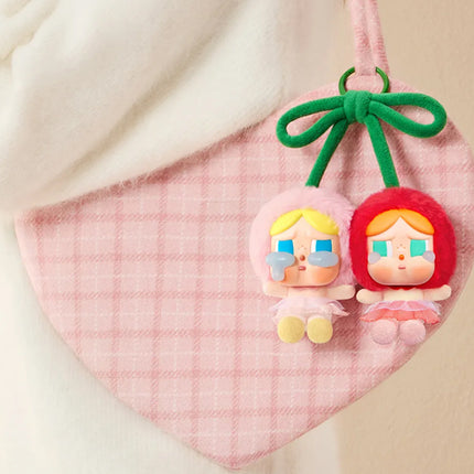 Pop Mart CryBaby Crying For Love Series (Love You Cherry Much) Vinyl Plush Hanging Card