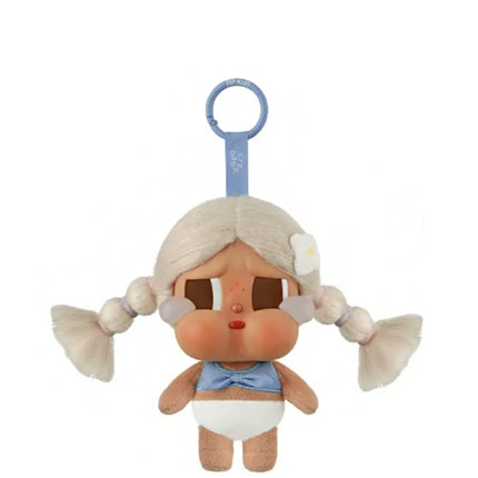Pop Mart Crybaby Vacation Mode On Series Chilling on the Beach Vinyl Plush Pendant