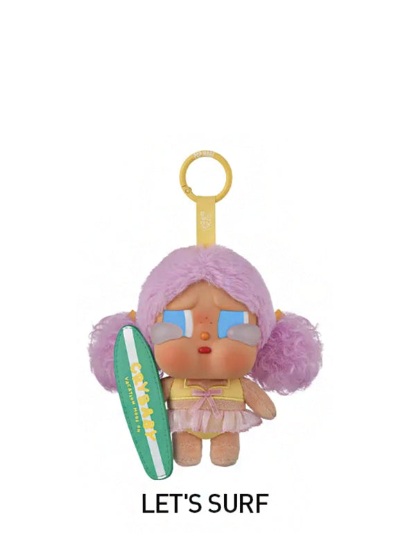 Pop Mart Crybaby Vacation Mode On Series Let’s Surf Vinyl Plush Pendant