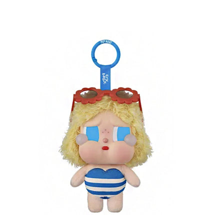Pop Mart Crybaby Vacation Mode On Series Sunbathing Vinyl Plush Pendant