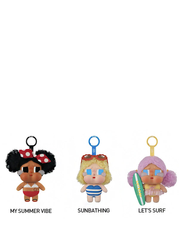 Pop Mart Crybaby Vacation Mode On Series Vinyl Plush Pendant Sealed Case (6 Blind Box)