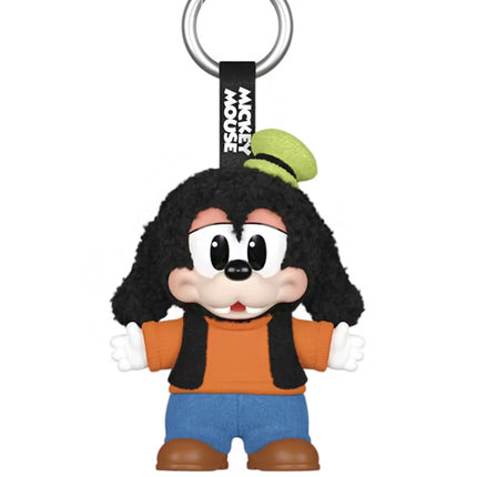 Pop Mart Disney Mickey Family Together Series Goofy Plush Keychain