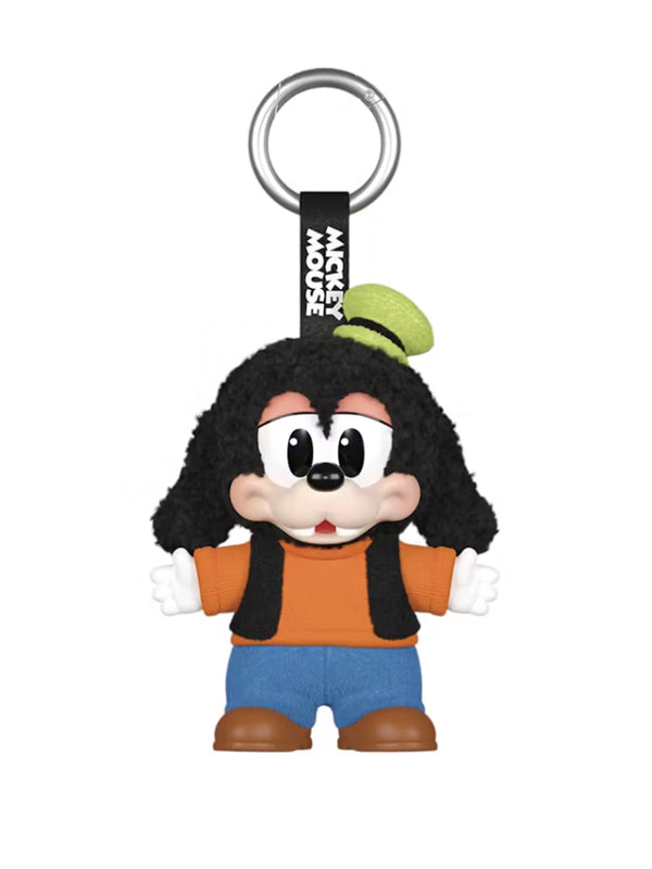 Pop Mart Disney Mickey Family Together Series Goofy Plush Keychain