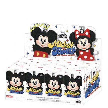 Pop Mart Disney Mickey Family Together Series Plush Keychain Sealed Case (8 Blind Box)