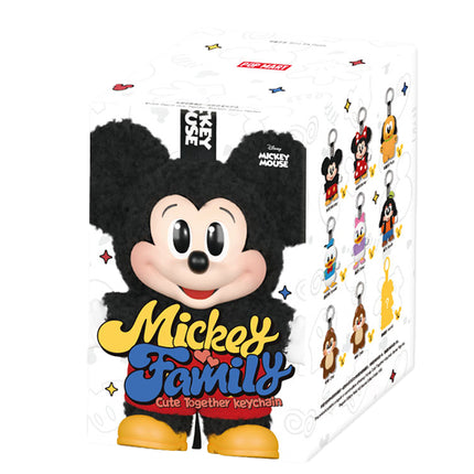 Pop Mart Disney Mickey Family Together Series Plush Keychain Single Blind Box (01 Blind Box)