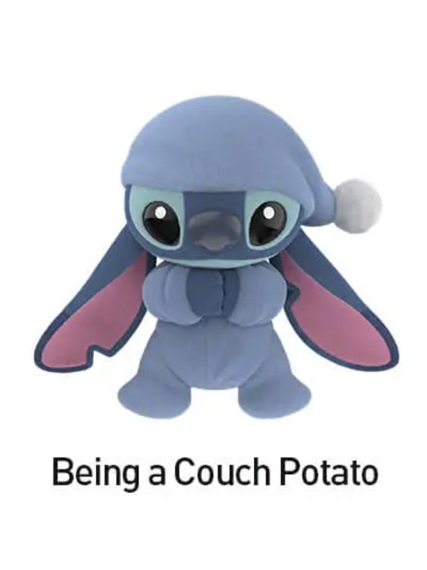 Pop Mart Disney Stitch Little Emotions Series Being a Couch Potato Figure
