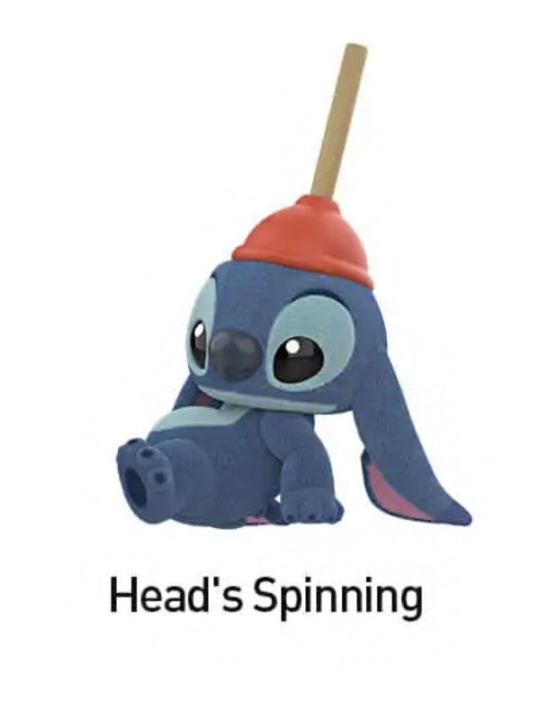 Pop Mart Disney Stitch Little Emotions Series Head's Spinning Figure