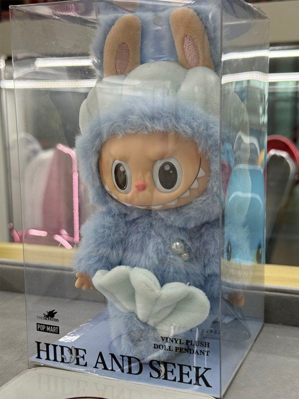 Pop Mart Labubu Hide and Seek In Singapore Series Vinyl Plush Doll Pendant