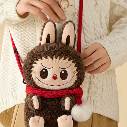Pop Mart Labubu The Monsters Classic Series Plush Doll Shoulder Bag