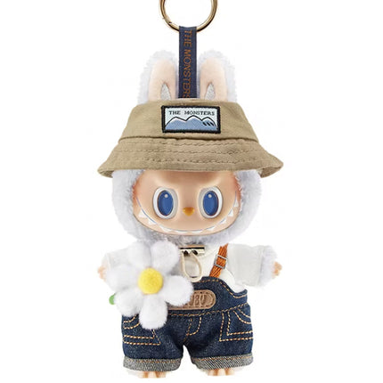 Pop Mart Labubu The Monsters Fall In Wild Vinyl Plush Doll Pendant Keychain