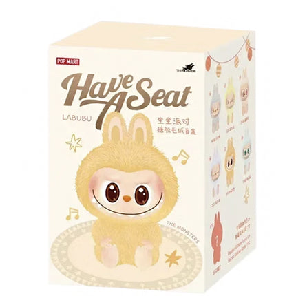 Pop Mart Labubu The Monsters Have a Seat Vinyl Plush Blind Box (1 Blind Box Surpresa)