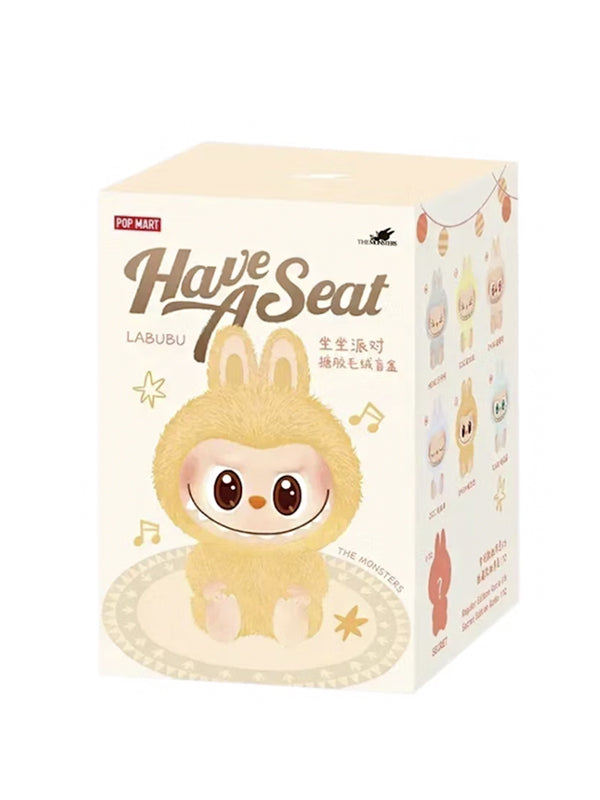 Pop Mart Labubu The Monsters Have a Seat Vinyl Plush Blind Box (1 Blind Box Surpresa)