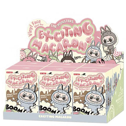 Pop Mart Labubu The Monsters Tasty Macarons Vinyl Face Sealed Case (6 Blind Boxes)