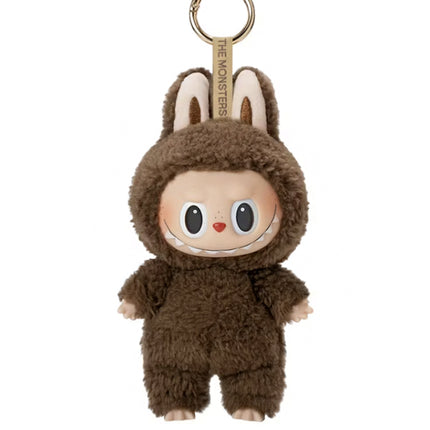 Pop Mart Labubu The Monsters Tasty Macarons Chestnut Cocoa Vinyl Plush Pendant