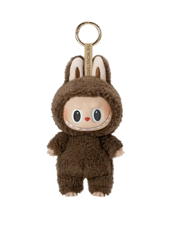 Pop Mart Labubu The Monsters Tasty Macarons Chestnut Cocoa Vinyl Plush Pendant